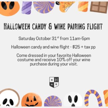 Halloween Candy & Wine Pairing Flight