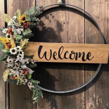 Wine Barrell Fall Wreath Class