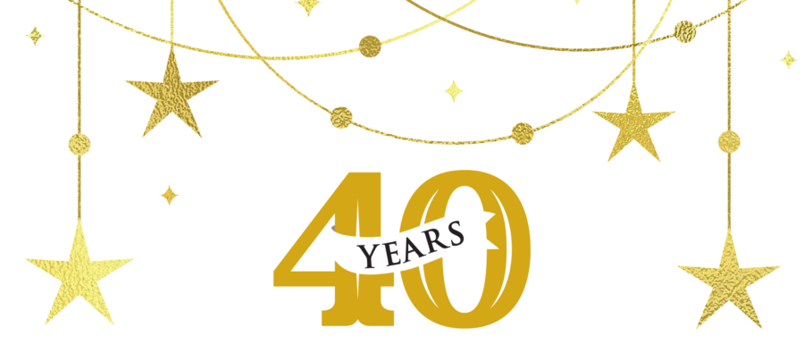 40th anniversry banner