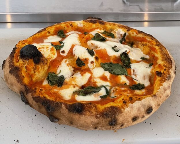 Wood fire pizza