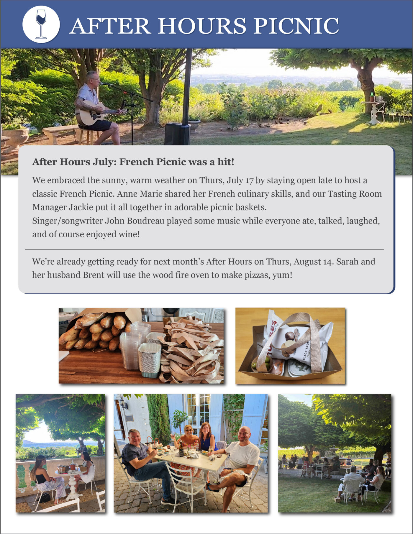 July Web After Hours Picnic