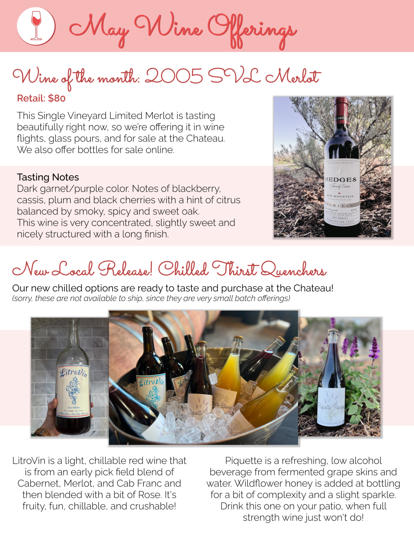 3 Wine for May
