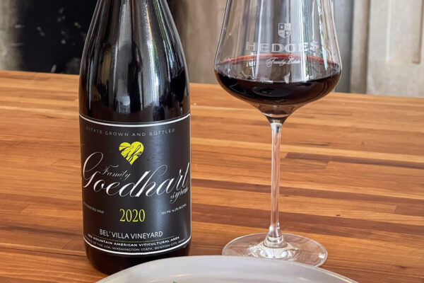 Grilled Mushrooms Marinated in Garlic and Oregano with Whipped Feta and Pickled Red Cherry