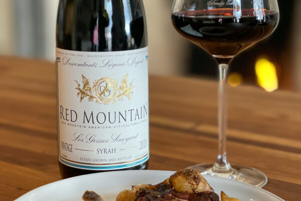 Lamb Confit with Chimi and Poached Onions