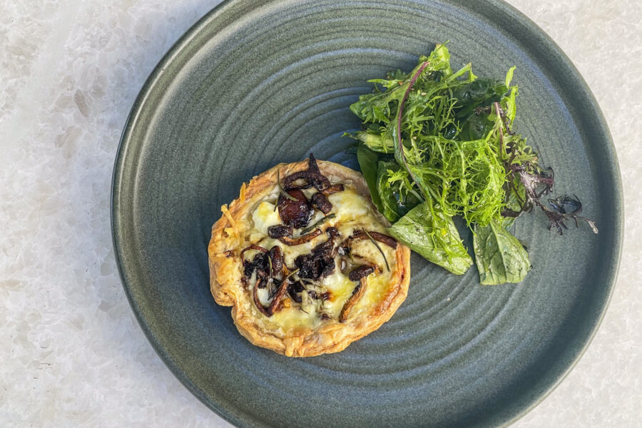 Mushroom Goat Cheese Tart 2