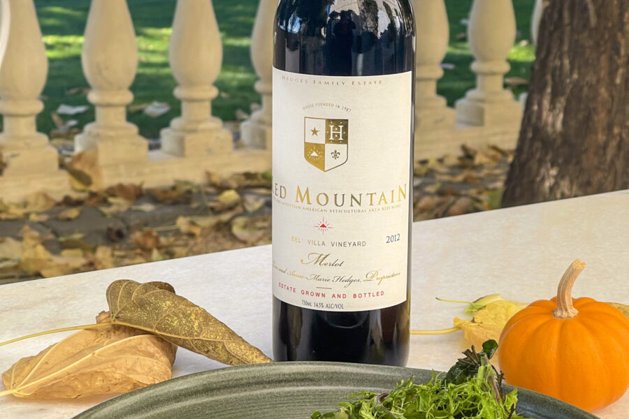 Mushroom Goat Cheese Tart with 2012 SVL Merlot 2