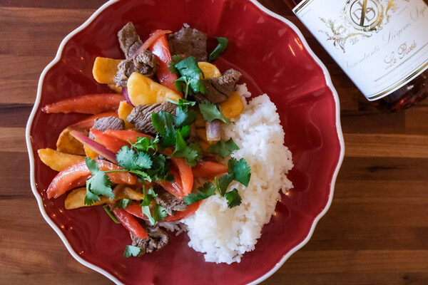 Red Mountain Recipe Series - Lomo Saltado by Ninja Bistro