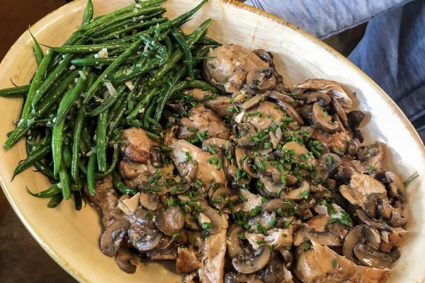 Red Mountain Recipe Series - Poulet Yvonne Au Champagne by Anne Marie Hedges
