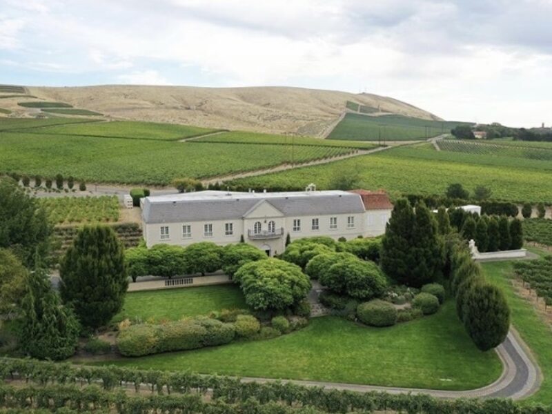 Hedges estate drone